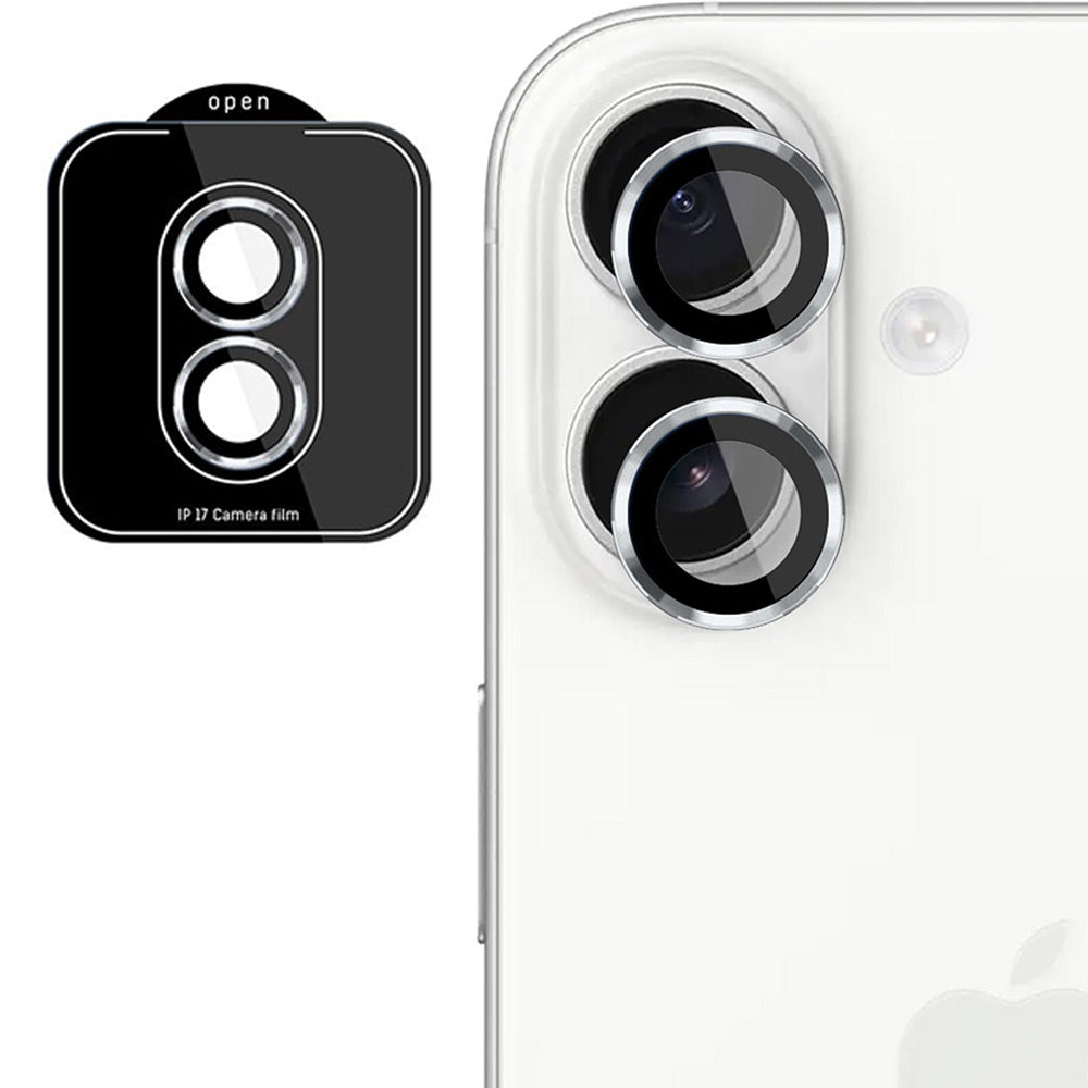 Objektivschutz für iPhone 17, 3mk Lens Protection Pro, Silbern