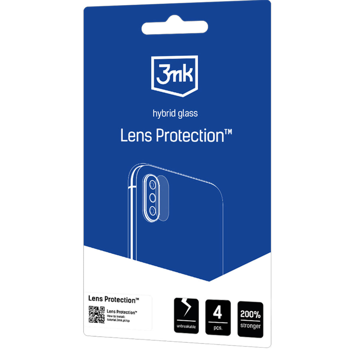 Objektivschutz für Realme 12/12x, 3mk Lens Protection, 4 Stück