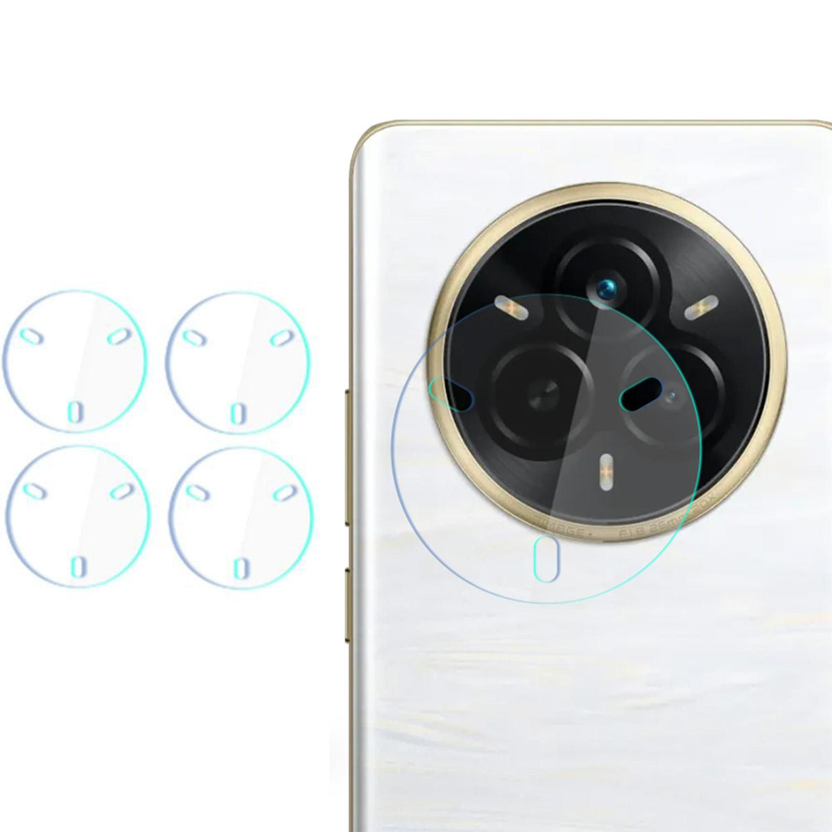 Objektivschutz für Realme 14 Pro, 3mk Lens Protection, 4 Sätze
