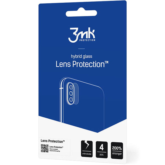 Objektivschutz für Galaxy A35 / A55 5G, 3mk Lens Protection, 4 Sätze