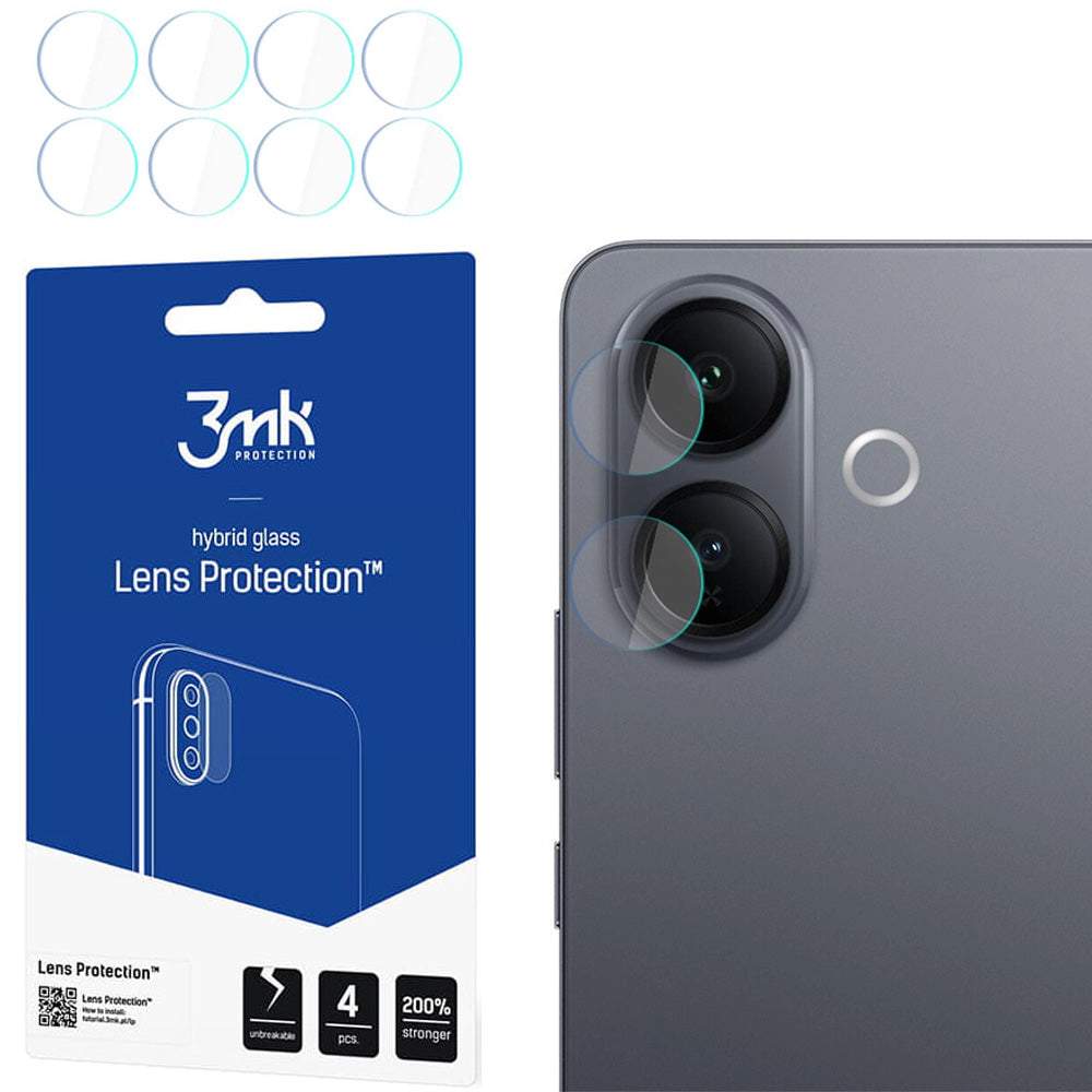 Objektivschutz für Vivo V60 Lite 5G, 3mk Lens Protection, 4 Sätze