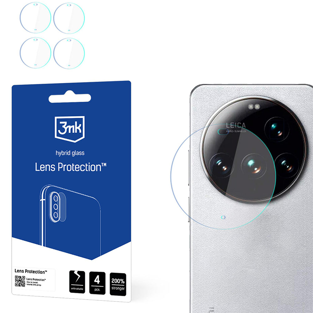 Objektivschutz für Xiaomi 15 Ultra, 3mk Lens Protection, 4 Sätze