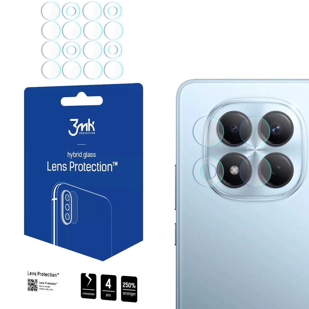 Objektivschutz für Xiaomi Redmi Note 15 Pro 4G / Redmi Note 15 Pro 5G / Redmi Note 15 Pro Plus 5G, 3mk Lens Protection, 4 Sätze