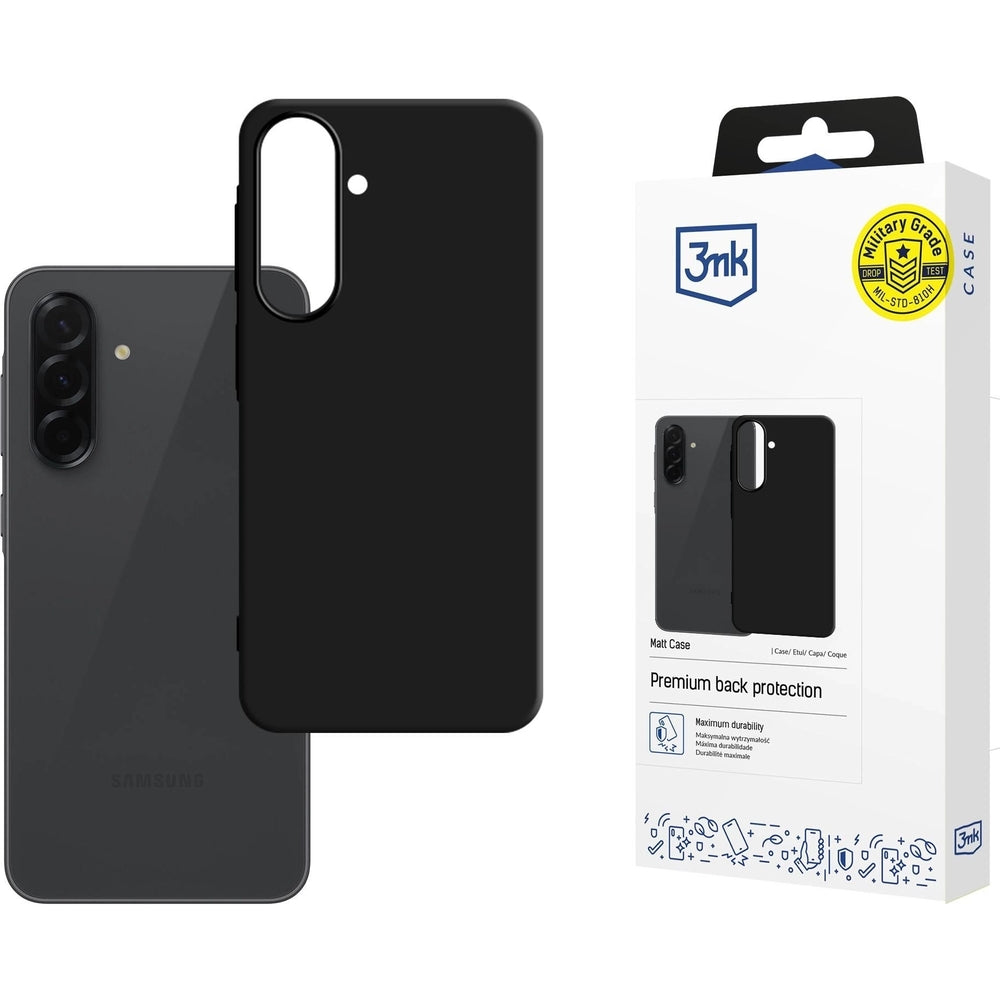 Handyhülle für Galaxy A57 5G, 3mk Matt Case, Schwarz