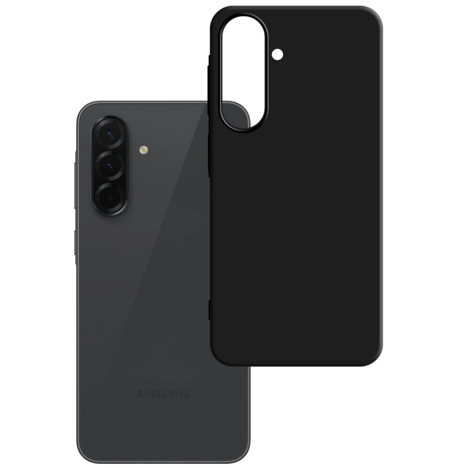 Handyhülle für Galaxy A57 5G, 3mk Matt Case, Schwarz