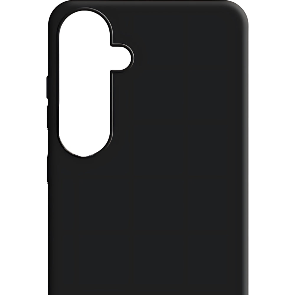 Handyhülle für Samsung Galaxy S25, 3mk Matt Case, mattes Schwarz