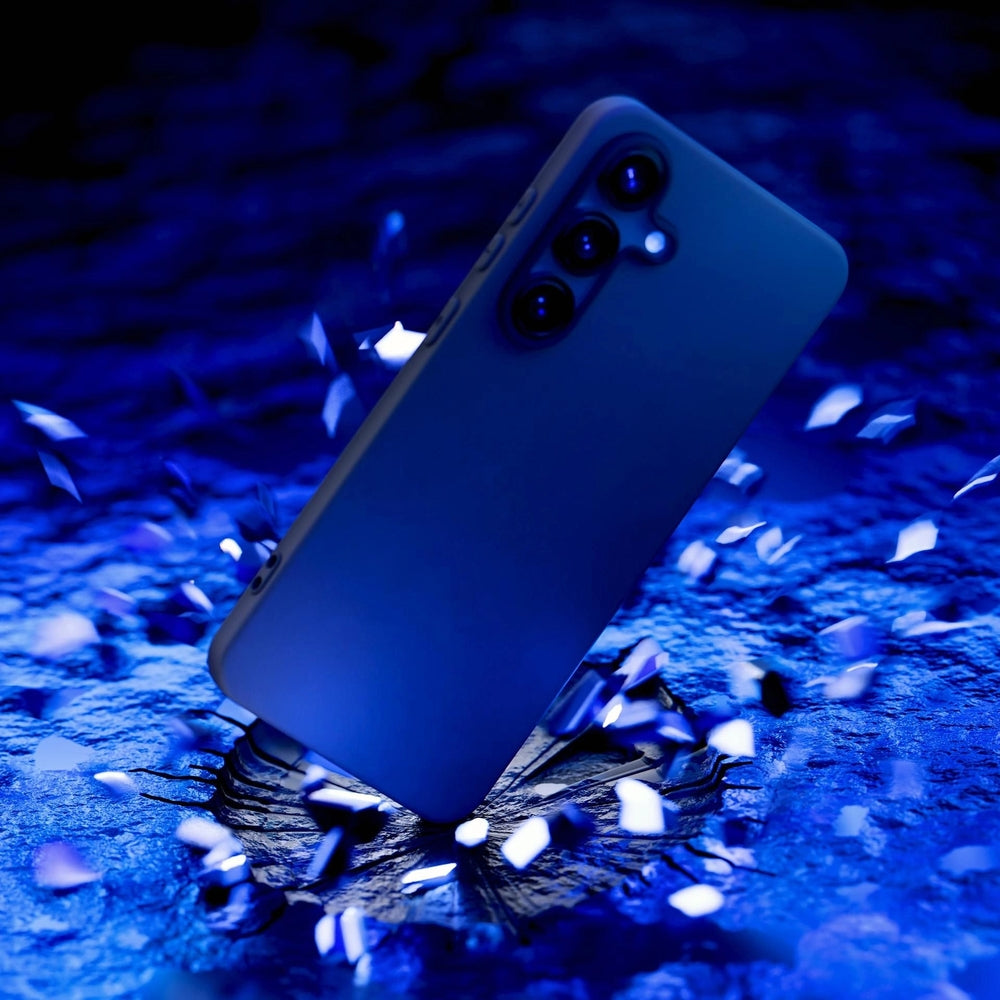Handyhülle für Galaxy S25 FE, 3mk Matt Case, mattes Schwarz