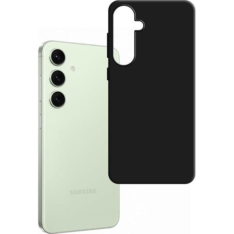 Handyhülle für Galaxy S24 FE, 3mk Matt Case, Schwarz