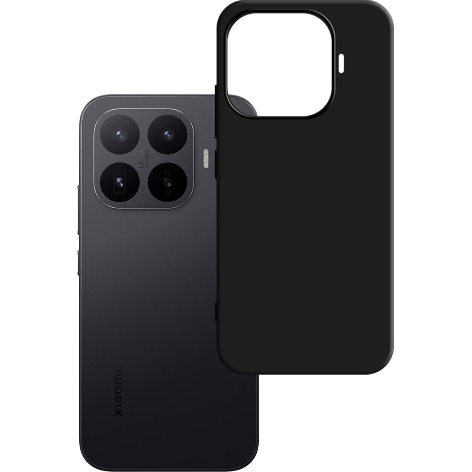 Handyhülle für Xiaomi 17T, 3mk Matt Case, mattes Schwarz
