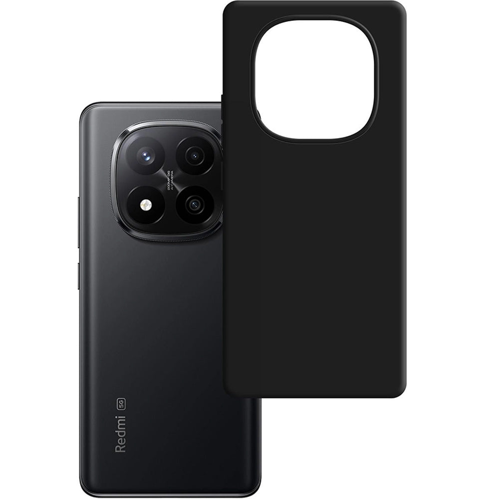 Handyhülle für Xiaomi Redmi Note 15 Pro Plus 5G, 3mk Matt Case, Mattes Schwarz
