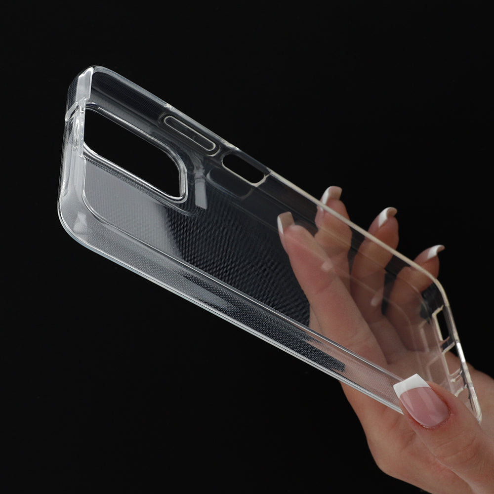 Handyhülle für Motorola Moto G35 5G, 3mk Clear Case, Transparent