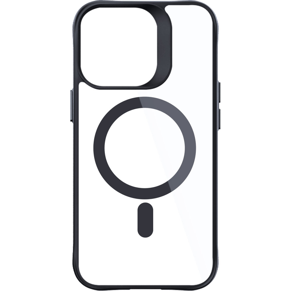 Handyhülle 3mk Satin Armor Case+ MagSafe für Apple iPhone 15 Pro, Schwarz
