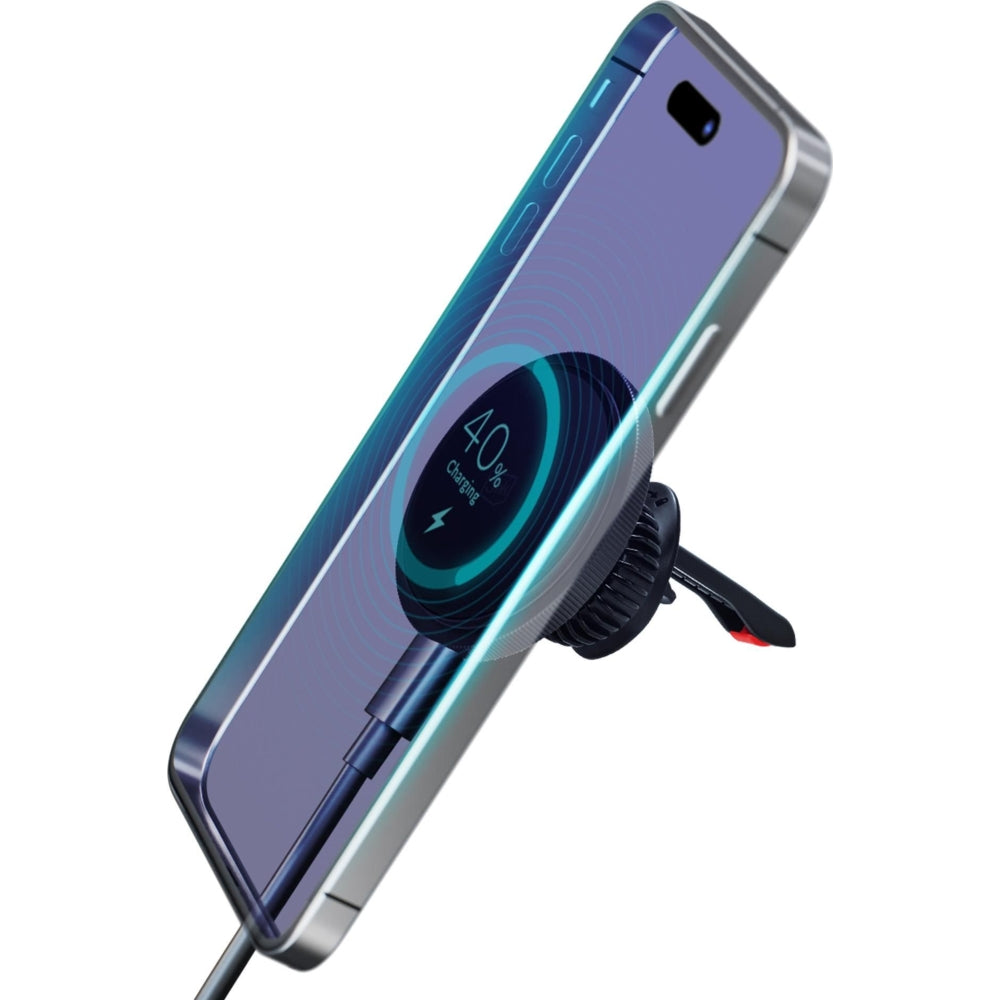 Magnetische Autohalterung 3mk MagCharger MagSafe für iPhone, Schwarz