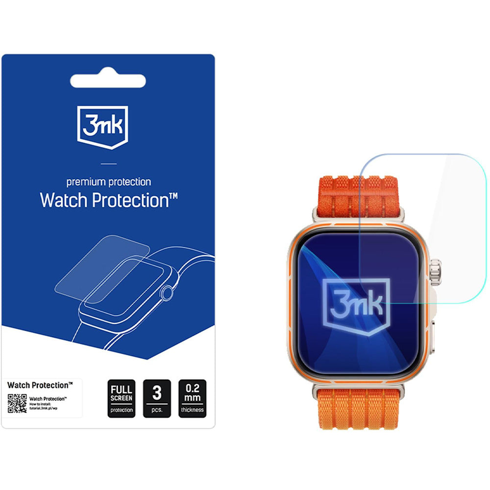 Schutzfolie für Huawei Watch Fit 5 Pro, 3mk Watch Protection ARC, 3 Stück