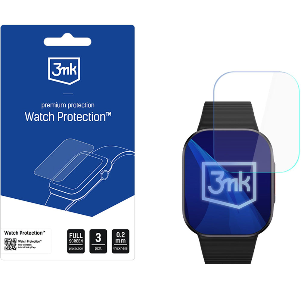 Schutzfolie für Xiaomi Redmi Watch 6 Lite, 3mk Watch Protection ARC, 3 Stück (2/3)