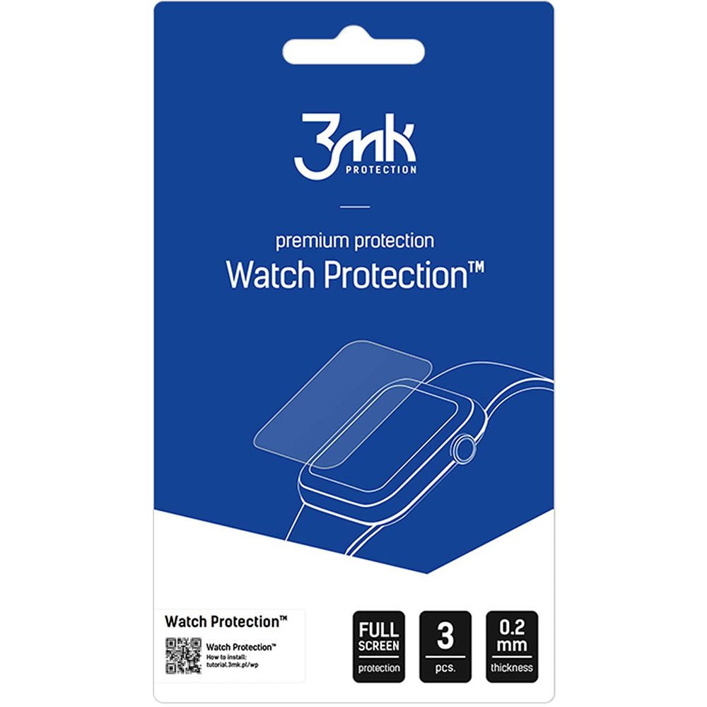 Schutzfolie für Xiaomi Smart Band 9 Pro, 3mk Watch Protection, 3 Stück
