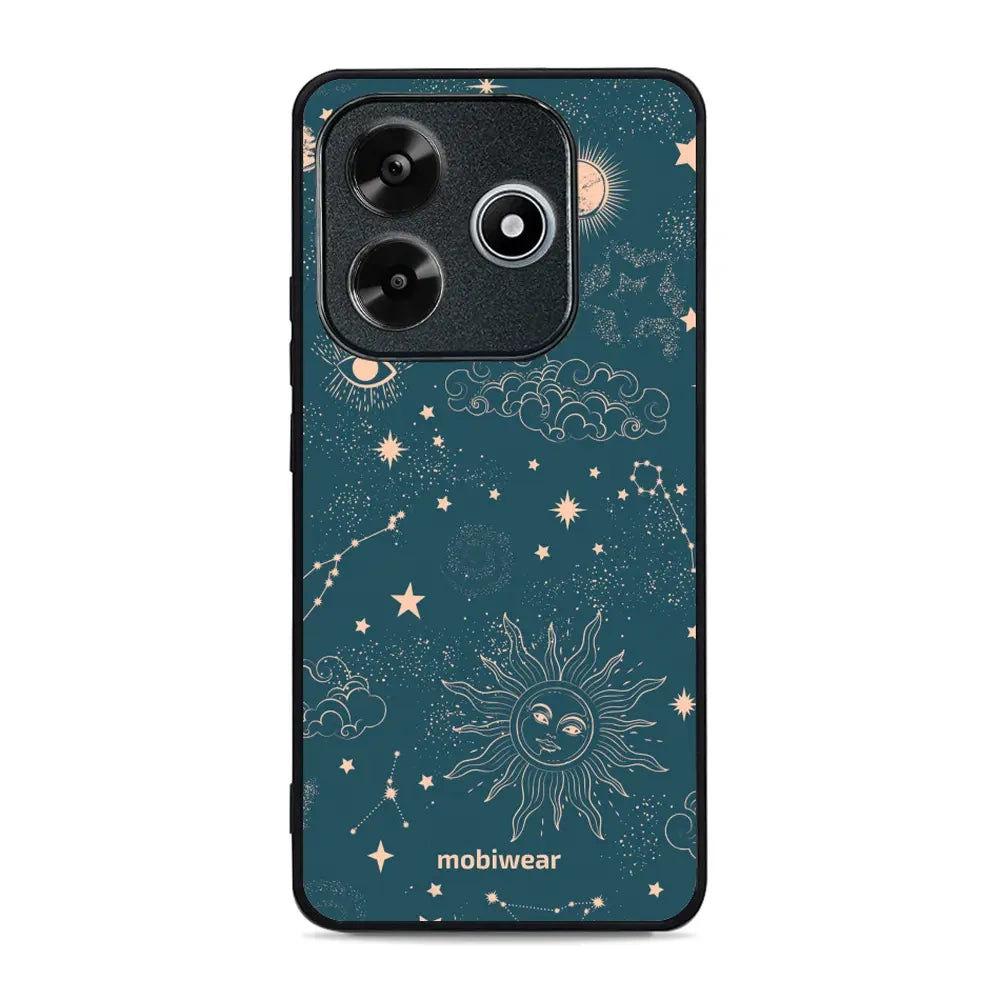 Handyhülle für Xiaomi Redmi Note 14 5G, Mobiwear Glossy Case, Astraler Staub