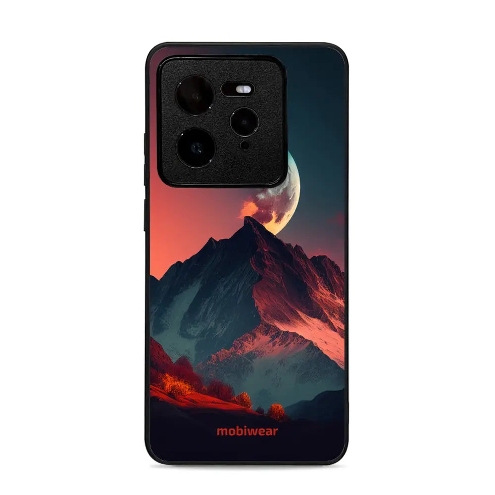 Handyhülle für Realme GT 7 Pro, Mobiwear Glossy Case, Gebirgsdämmerung