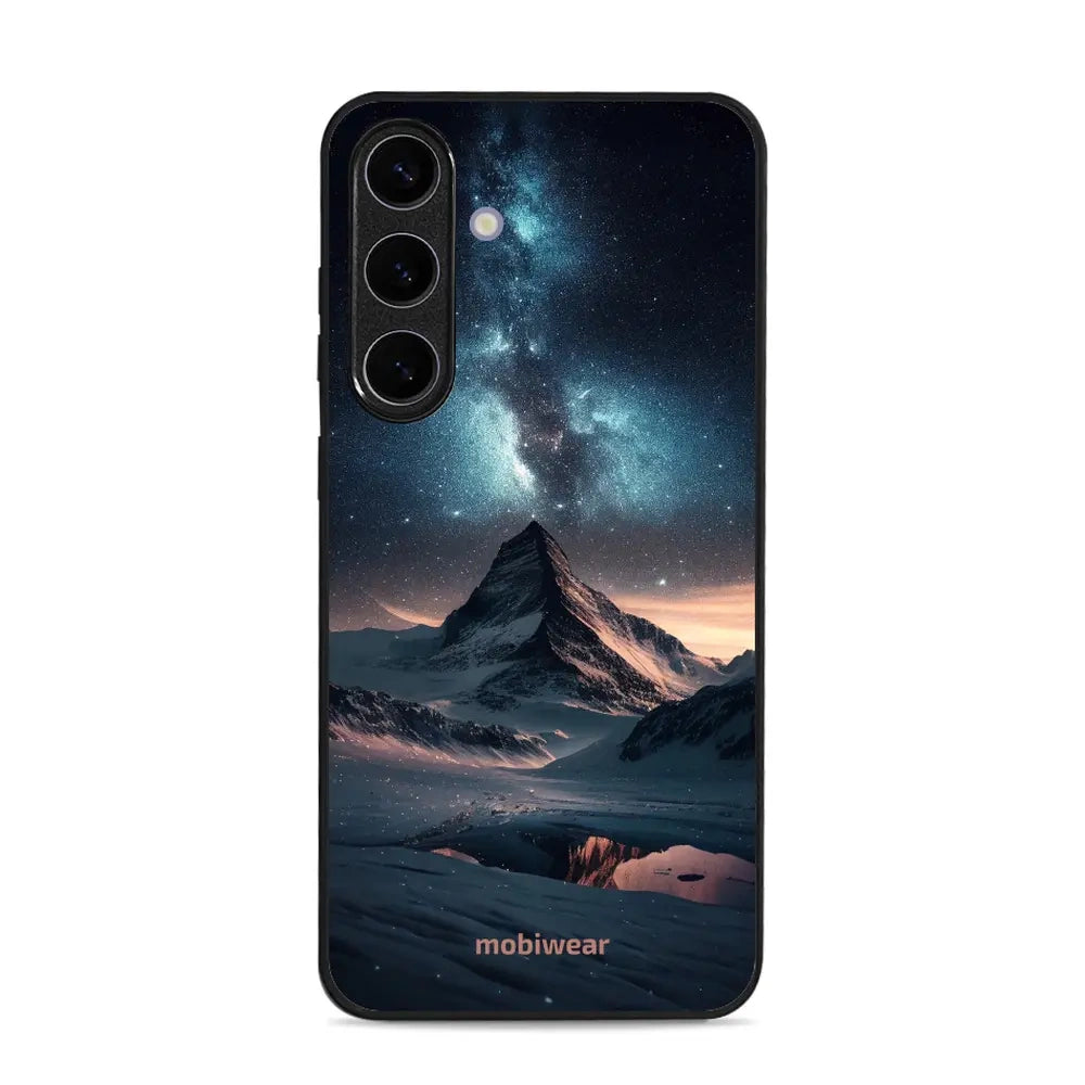 Handyhülle für Galaxy S25 Plus, Mobiwear Glossy Case, Nachtberg