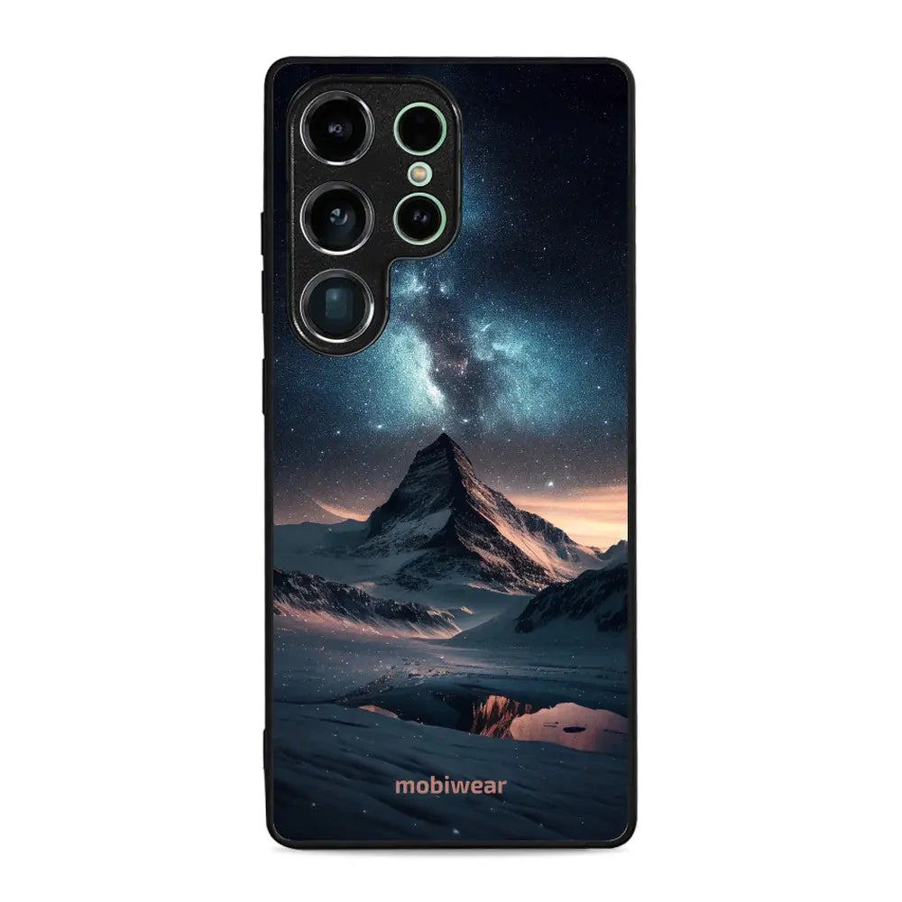Handyhülle für Galaxy S25 Ultra, Mobiwear Glossy Case, Nachtberg