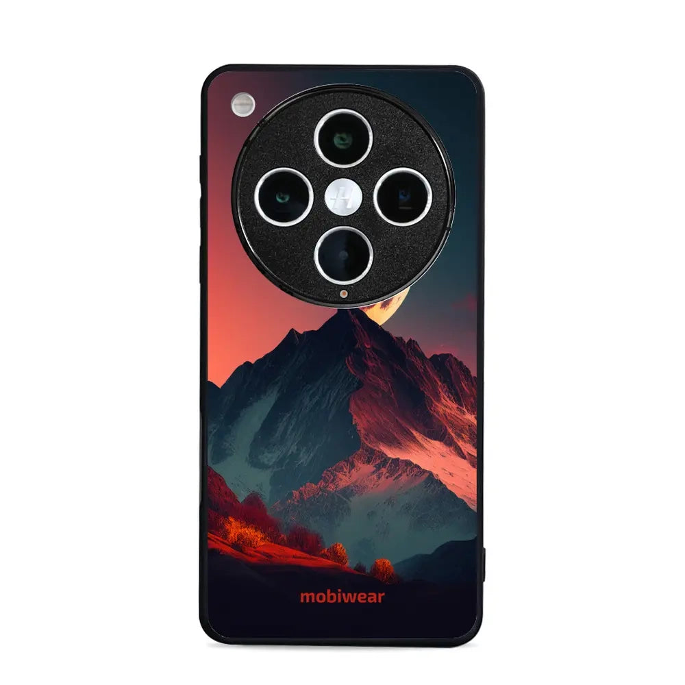 Handyhülle für Oppo Find X8 Pro, Mobiwear Glossy Case, Gebirgsdämmerung