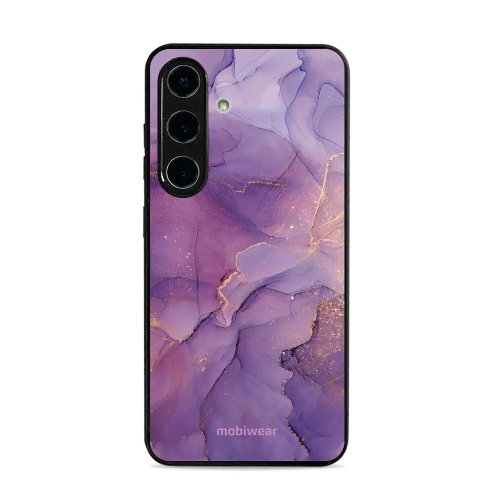 Handyhülle für Galaxy S25, Mobiwear Glossy Case, Violett