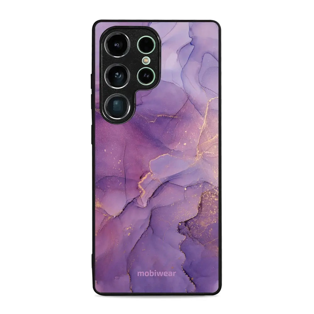 Handyhülle für Galaxy S25 Ultra, Mobiwear Glossy Case, Violett