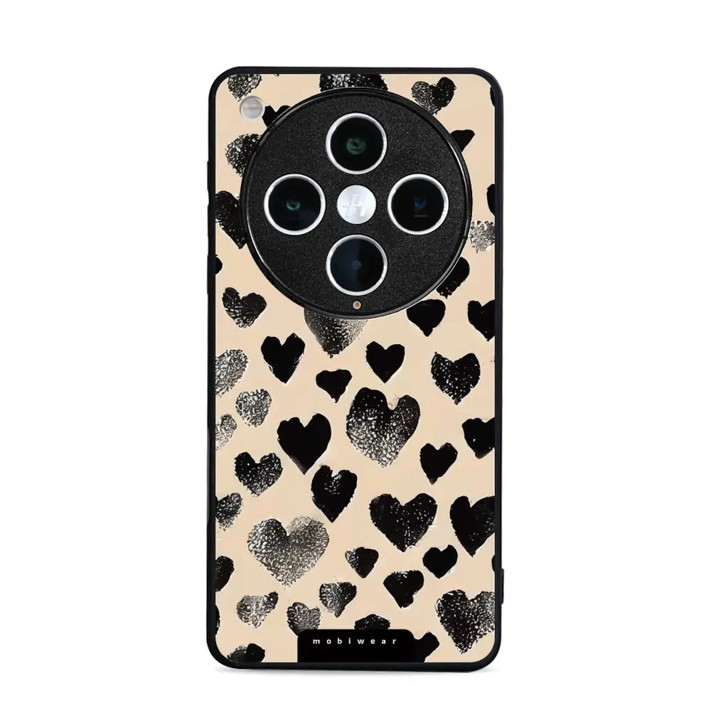 Handyhülle für Oppo Find X8 Pro, Mobiwear Glossy Case, Beige Liebe