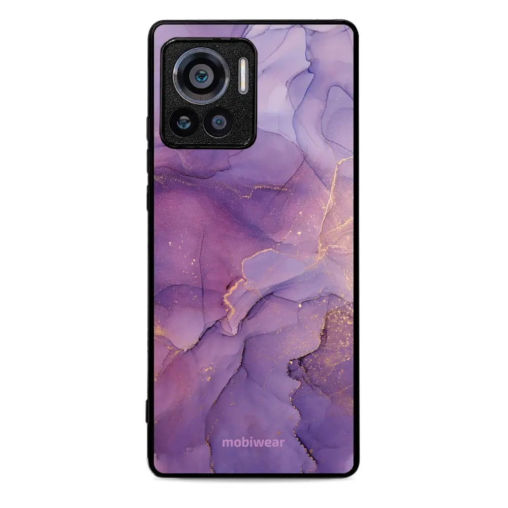 Handyhülle für Motorola Edge 30 Ultra, Mobiwear Glossy Case, Violett