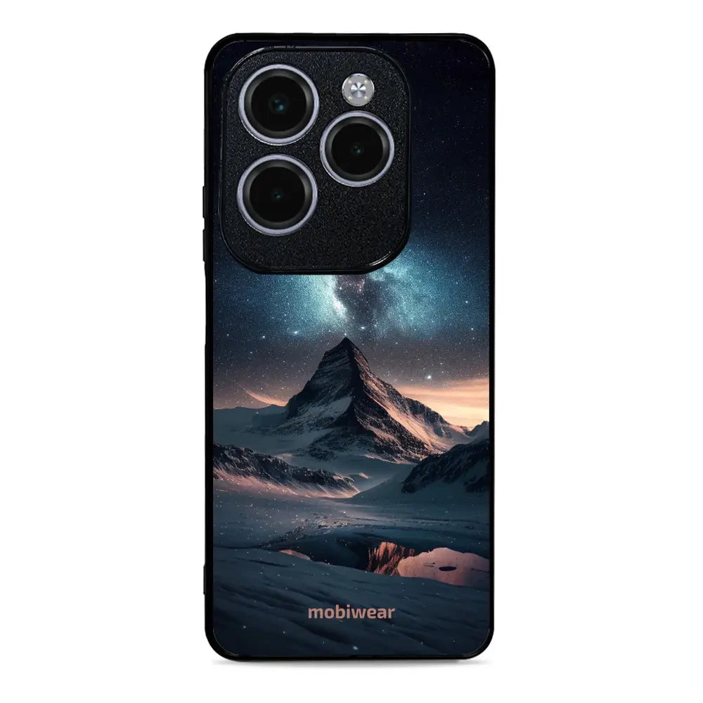 Handyhülle für Infinix Hot 40 Pro, Mobiwear Glossy Case, Nachtberg