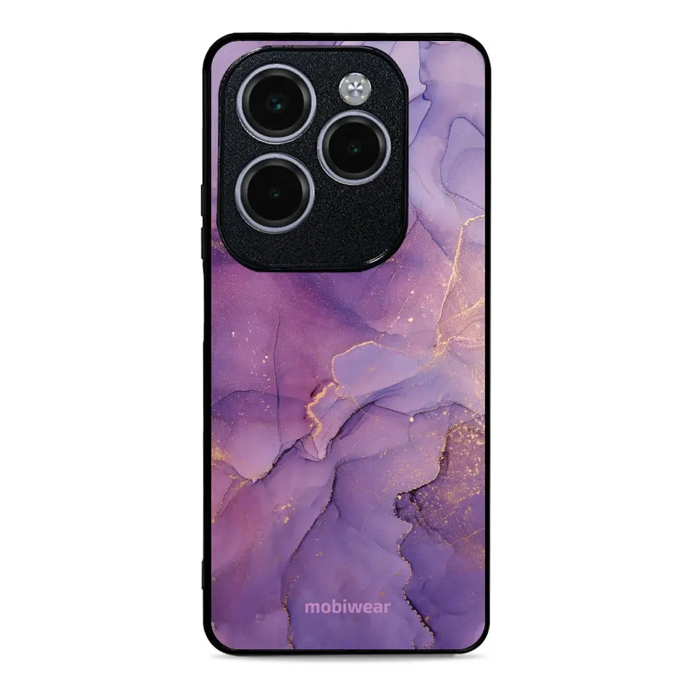 Handyhülle für Infinix Hot 40 Pro, Mobiwear Glossy Case, Violett