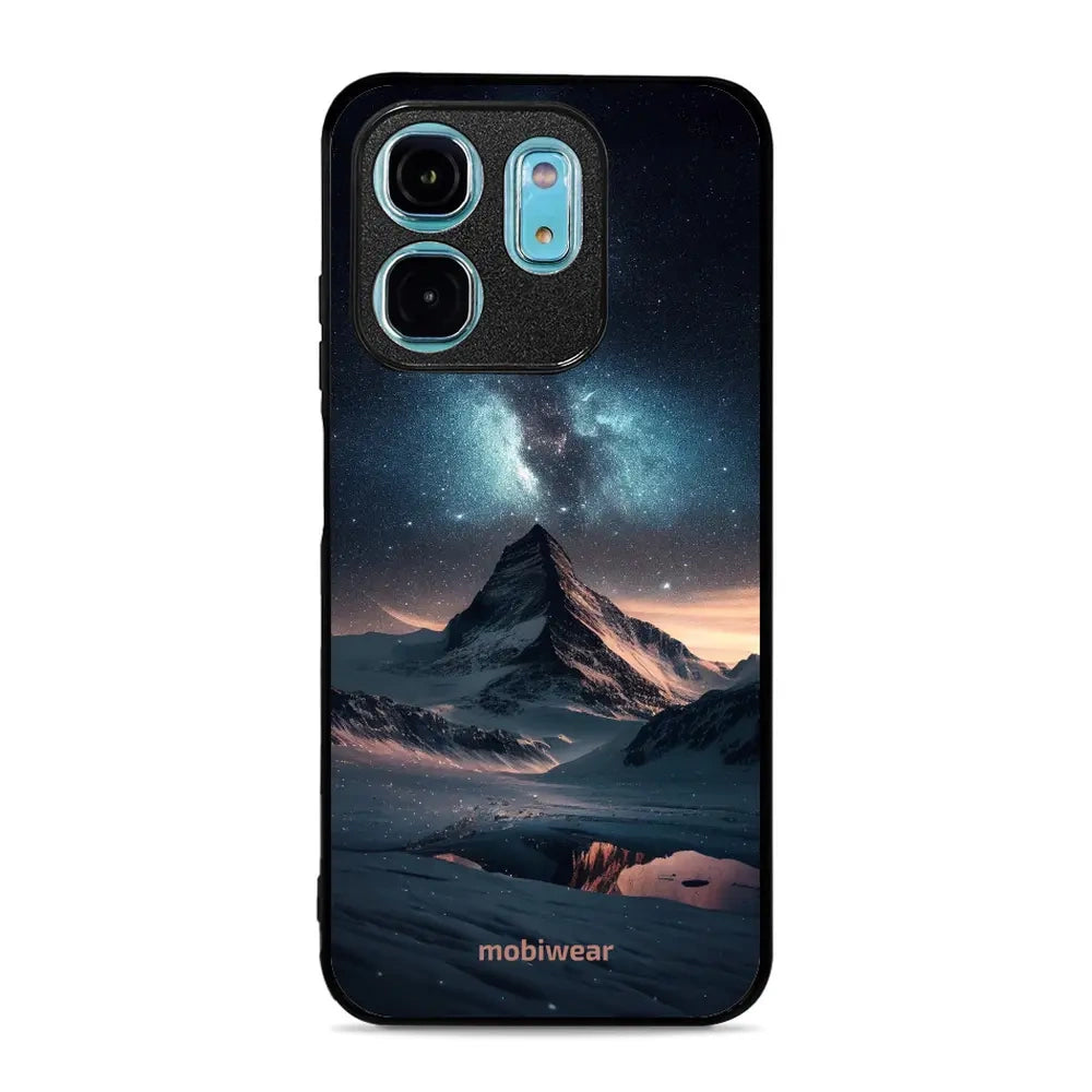 Handyhülle für Infinix Hot 50i, Mobiwear Glossy Case, Nachtberg