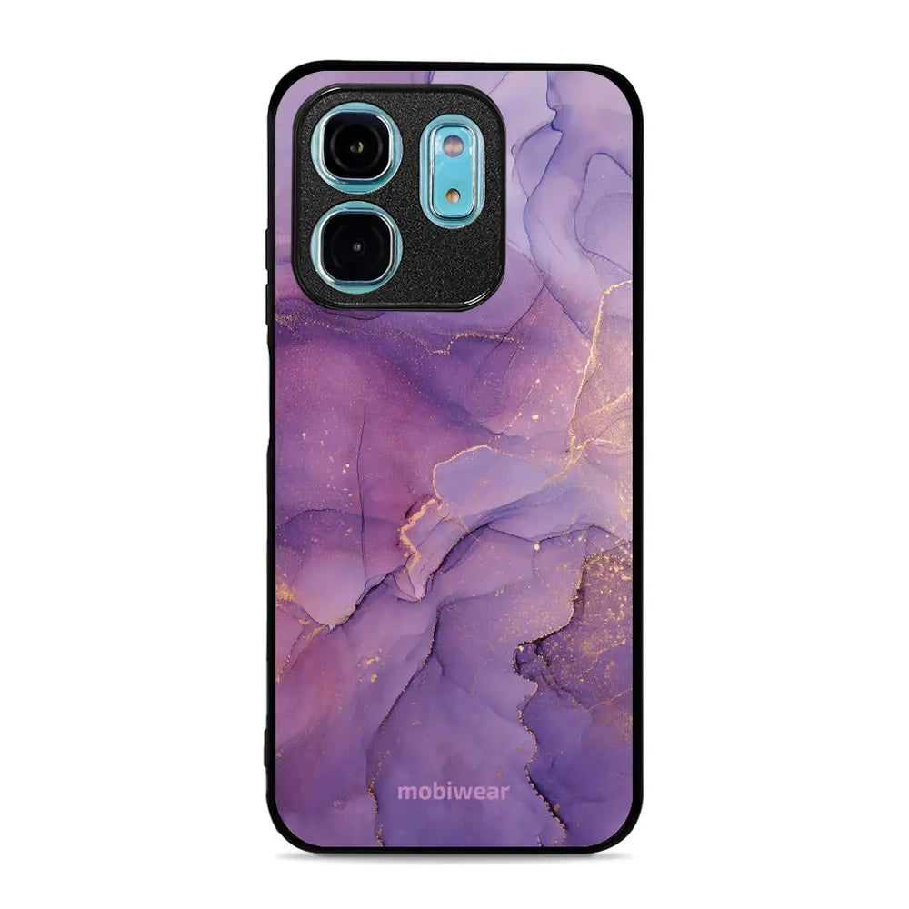 Handyhülle für Infinix Hot 50i, Mobiwear Glossy Case, Violett