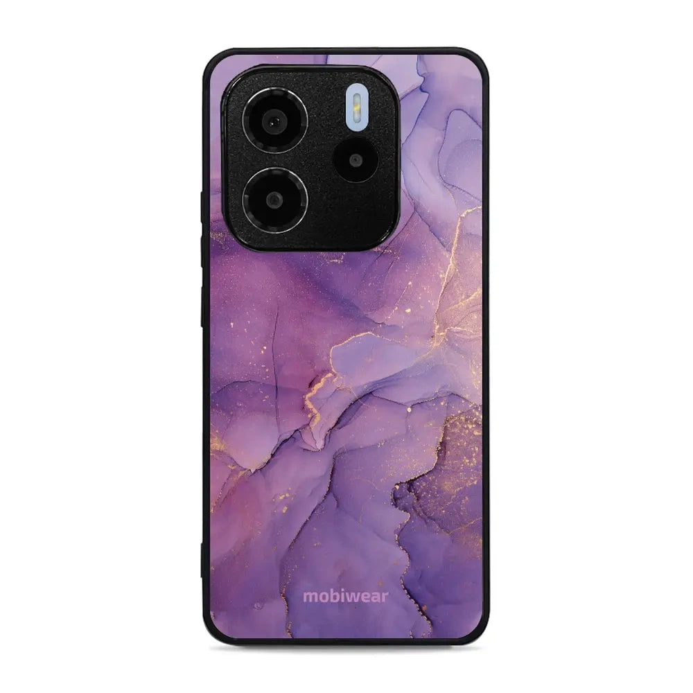 Handyhülle für Xiaomi Redmi Note 14 4G, Mobiwear Glossy Case, Violett