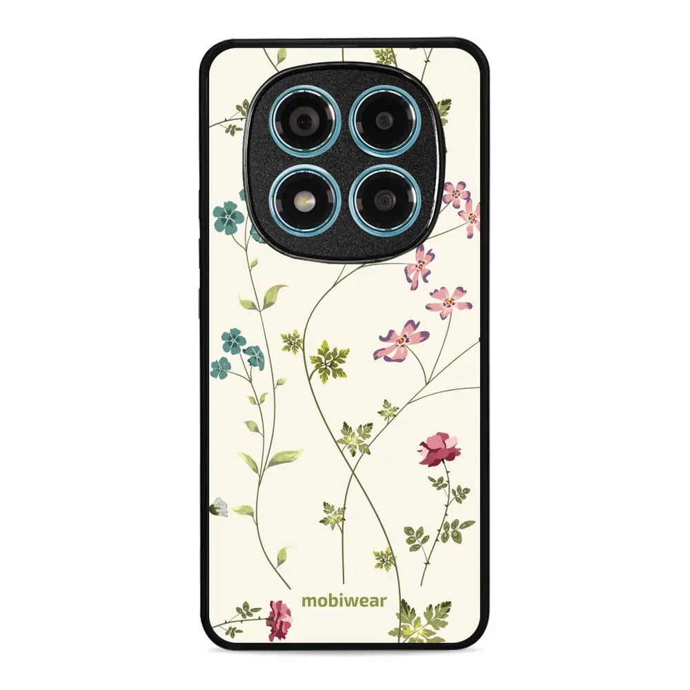 Handyhülle für Xiaomi Redmi Note 14 Pro 4G, Mobiwear Glossy Case, Idyllische Blüte