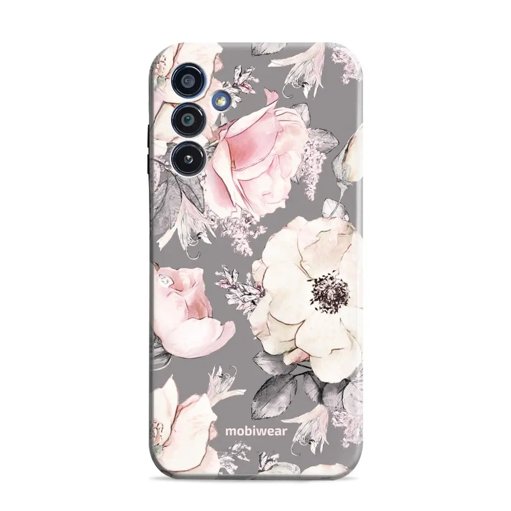 Handyhülle für Galaxy S25 Ultra, Mobiwear Elite Pro, Rosa-Blumig