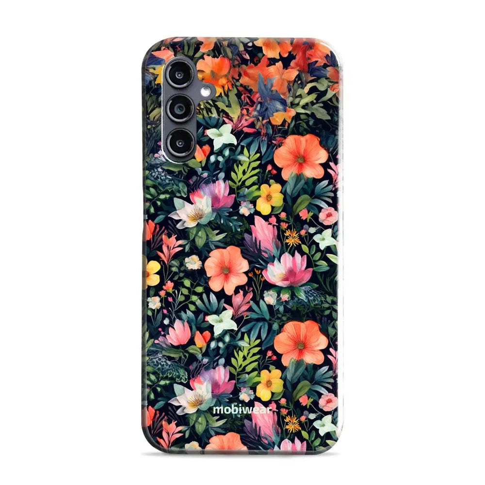 Handyhülle für Galaxy A56 5G, Mobiwear Elite Pro, Bunt-Blumig