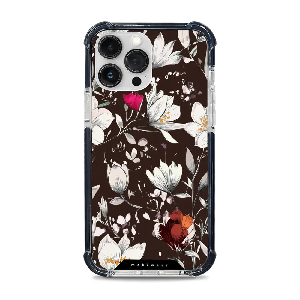 Handyhülle für iPhone 13 Pro Max mit MagSafe, Mobiwear Elite Bumper, Nachtstrauß