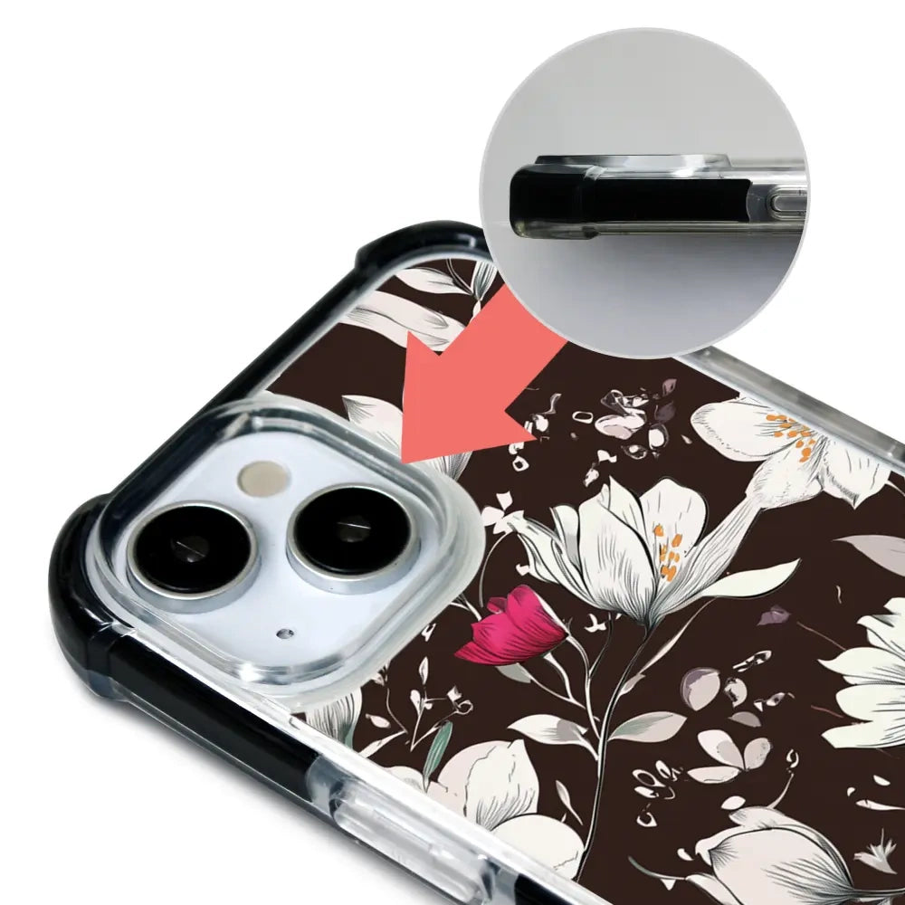 Handyhülle für iPhone 14 mit MagSafe, Mobiwear Elite Bumper, Nachtstrauß