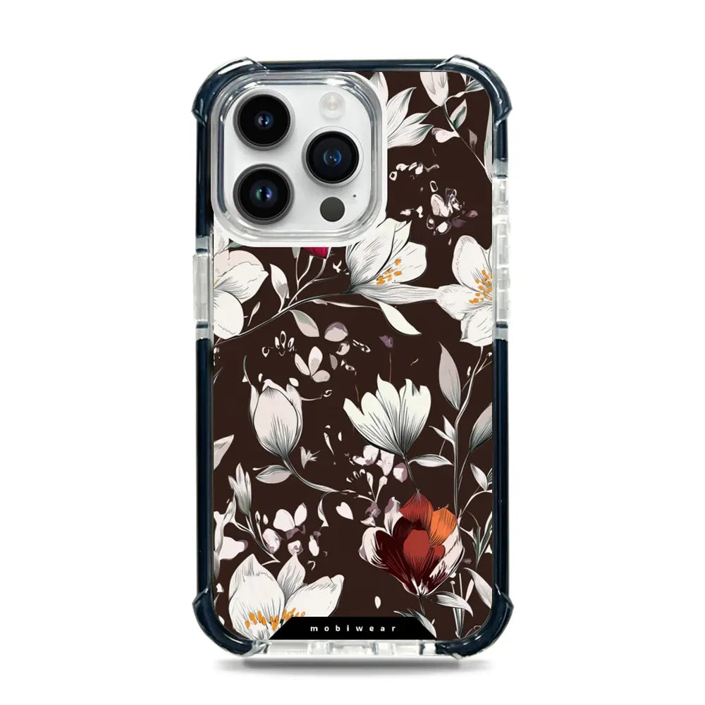 Handyhülle für iPhone 14 Pro Max mit MagSafe, Mobiwear Elite Bumper, Nachtstrauß