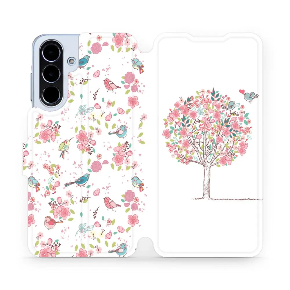 Handyhülle mit klappe für Galaxy A56 5G, Mobiwear Book, Rosa Hain