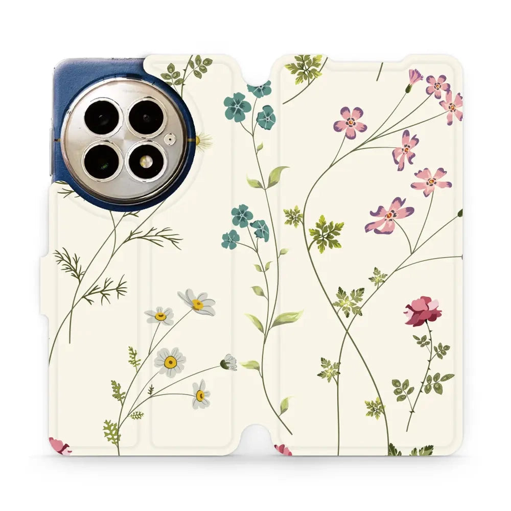 Handyhülle mit klappe für OnePlus 13, Mobiwear Book, Feldblumen
