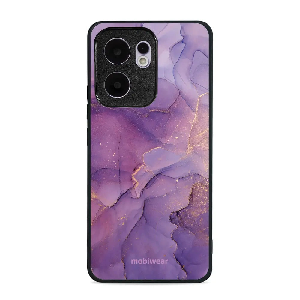 Handyhülle für Oppo Reno13 F, Mobiwear Glossy Case, Violett