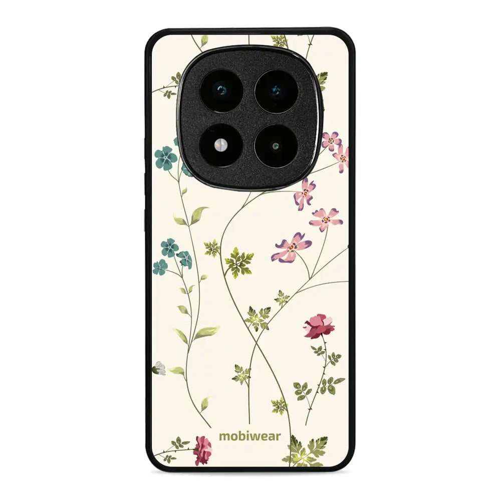 Handyhülle für Xiaomi POCO X7, Mobiwear Glossy Case, Idyllische Blüte