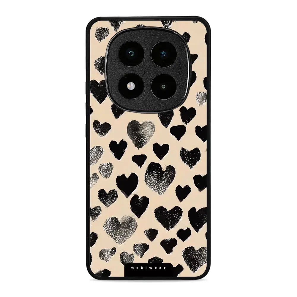 Handyhülle für Xiaomi POCO X7, Mobiwear Glossy Case, Beige Liebe