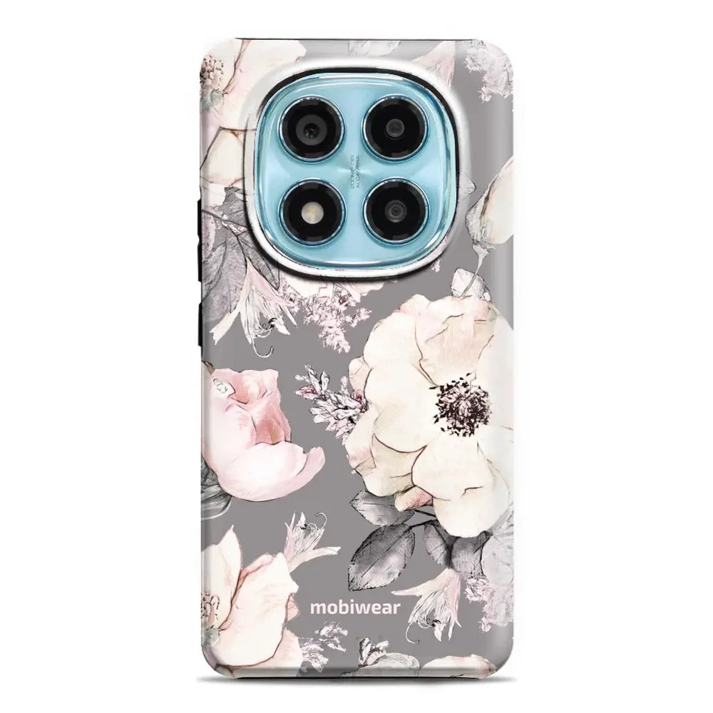 Handyhülle für Xiaomi Redmi Note 14 Pro 5G, Mobiwear Elite Pro, Rosa-Blumig