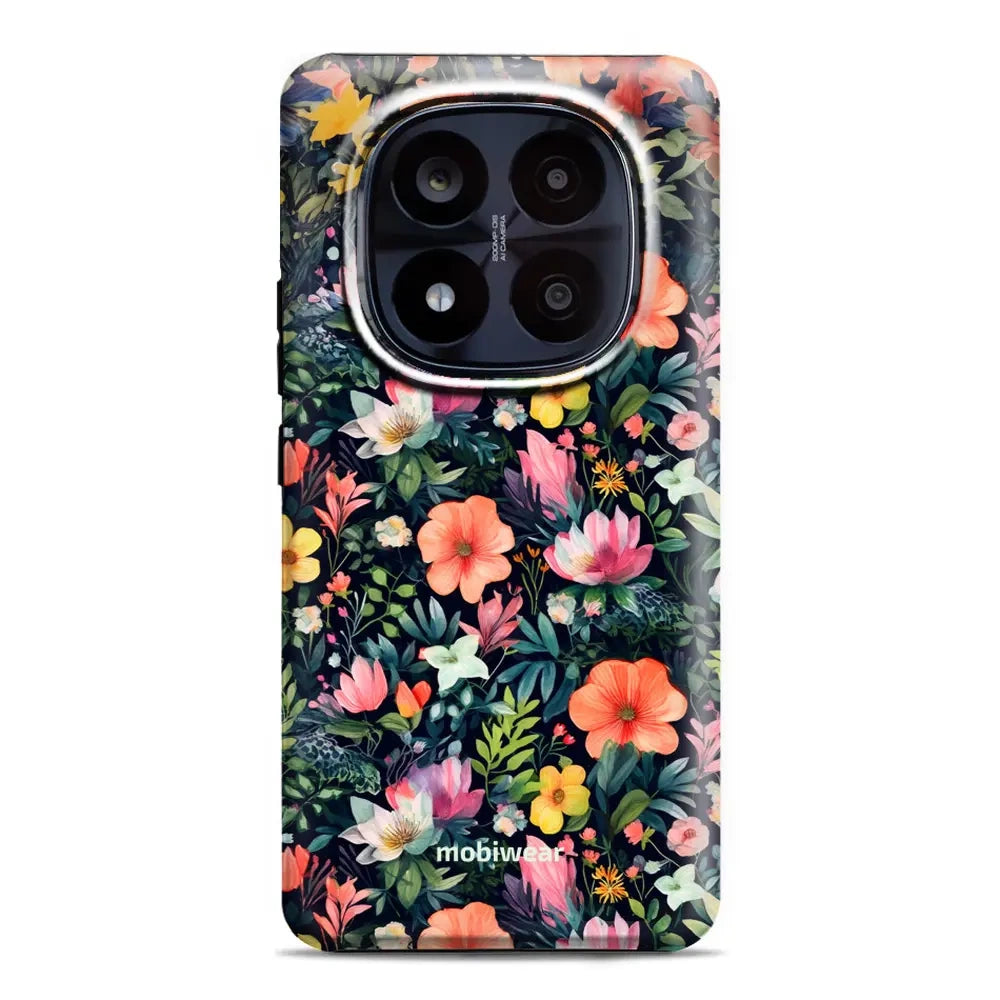 Handyhülle für Xiaomi Redmi Note 14 Pro Plus 5G, Mobiwear Elite Pro, Bunt-Blumig