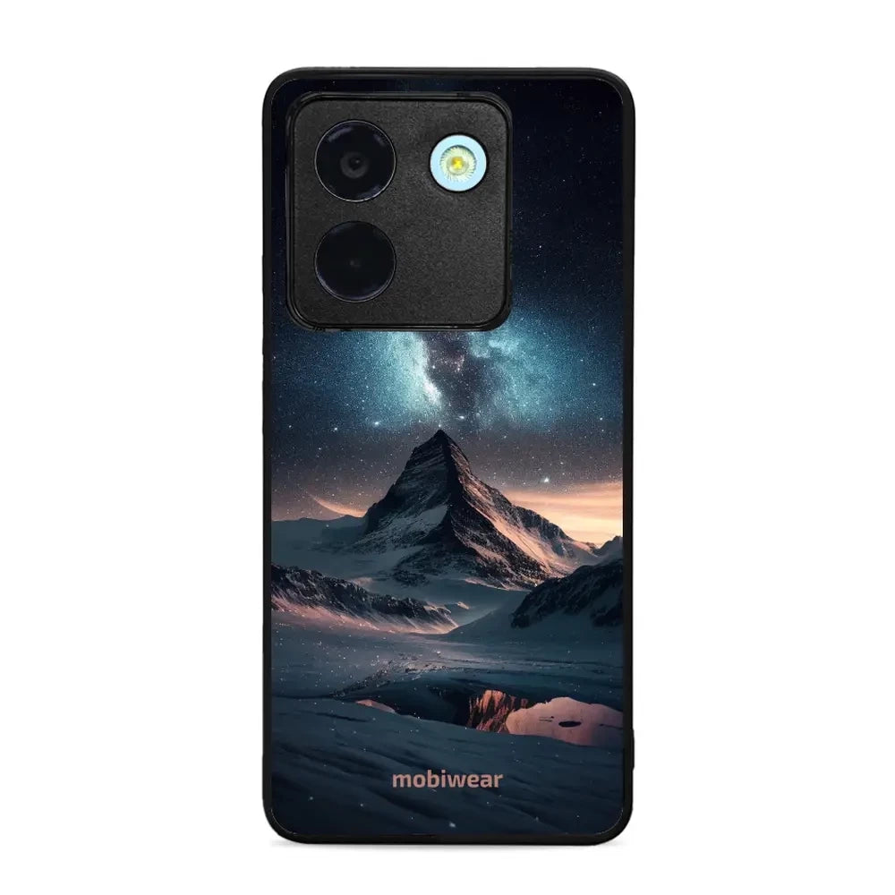 Handyhülle für Xiaomi Poco M7 Pro 5G, Mobiwear Glossy Case, Nachtberg