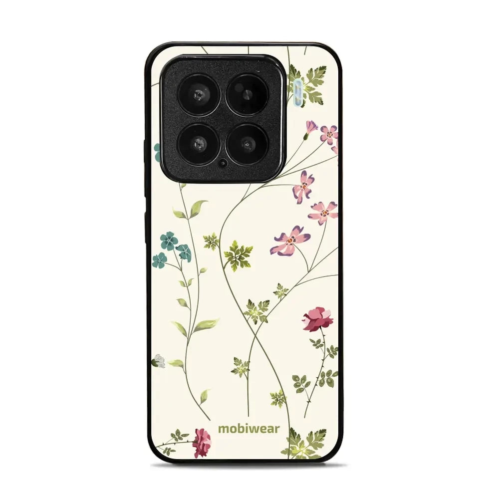 Handyhülle für Xiaomi 15, Mobiwear Glossy Case, Idyllische Blüte