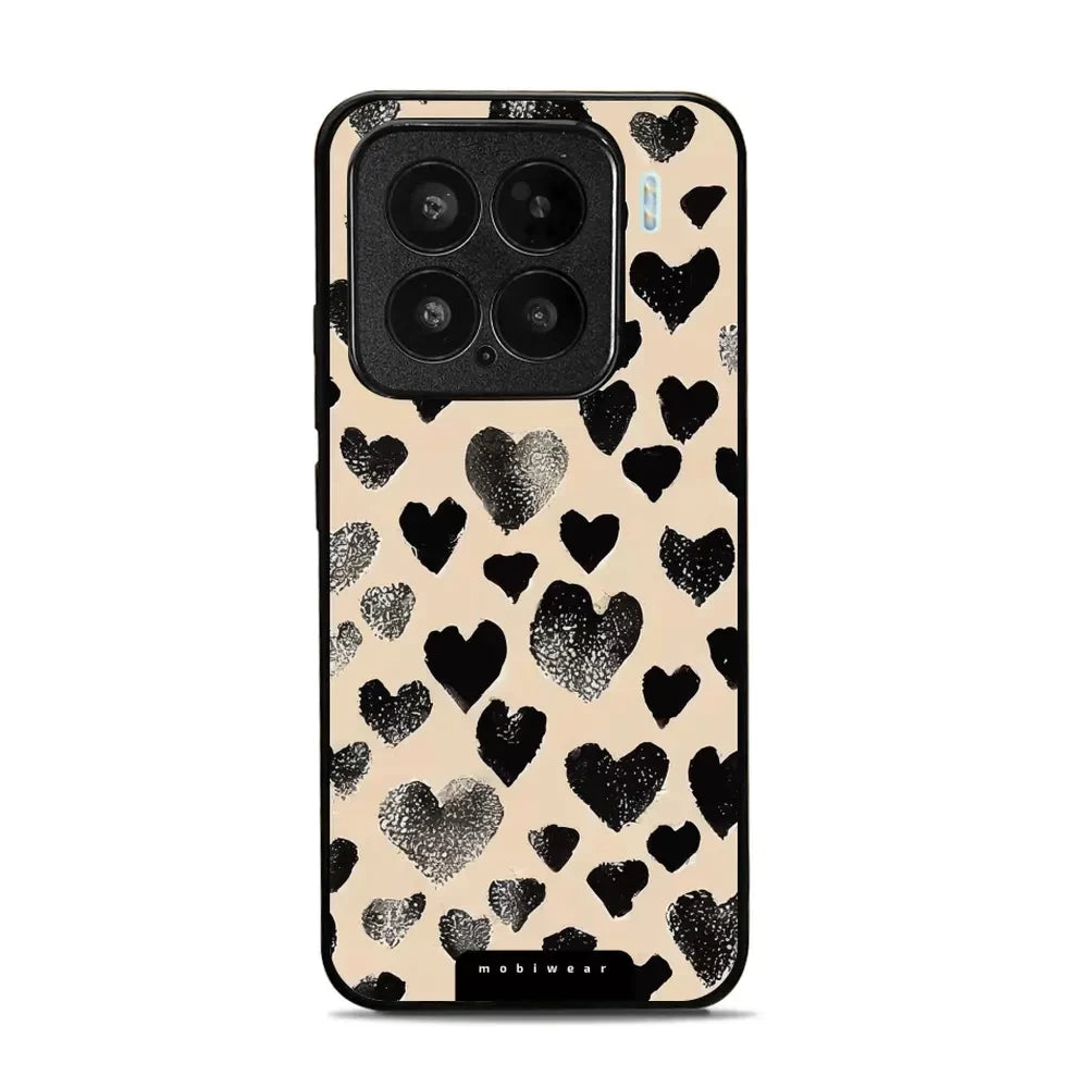 Handyhülle für Xiaomi 15, Mobiwear Glossy Case, Beige Liebe